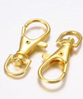 Alloy Swivel Lobster Claw Clasps, Golden 35x13mm Alloy Swivel Lobster Claw Clasps, Golden 35x13mm