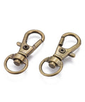 Alloy Swivel Lobster Claw Clasps, Swivel Snap Hook, Antique Bronze, 30.5x11x6mm Alloy Swivel Lobster Claw Clasps, Swivel Snap Hook, Antique Bronze, 30.5x11x6mm