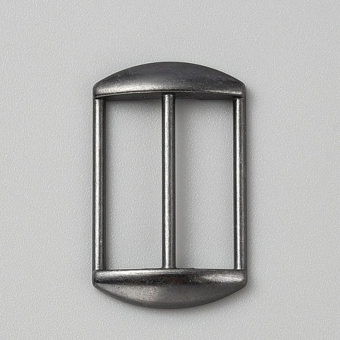 GUN NMETAL Alloy Tri-Glide Adjuster Buckles – Rectangle Slide Buckle for Strap Adjustment, Bag Hardware Alloy Tri-Glide Adjuster Buckles – Rectangle Slide Buckle for Strap Adjustment, Bag Hardware