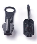 Alloy Zipper Puller, Garment Accessories, Black, 24x15x14mm, 24x15x2mm Alloy Zipper Puller, Garment Accessories, Black, 24x15x14mm, 24x15x2mm