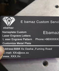 Aluminium Blank Name Cards, for Laser Engraved Custom Business Cards Aluminium Blank Name Cards, for Laser Engraved Custom Business Cards