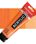 276 - AZO ORANGE Amsterdam Standard Series Acrylic Paint – 120ml Amsterdam Acrylic Paint 120ml | BalzarCrafts Cyprus