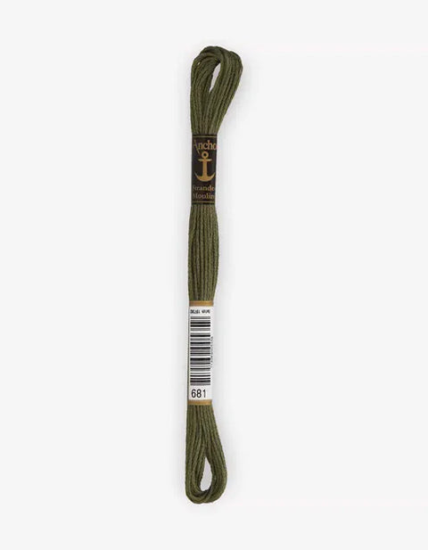 00681 Anchor Stranded Cotton Embroidery Thread – 8m Skein Anchor Stranded Cotton Embroidery Thread – 8m Skein | BalzarCrafts