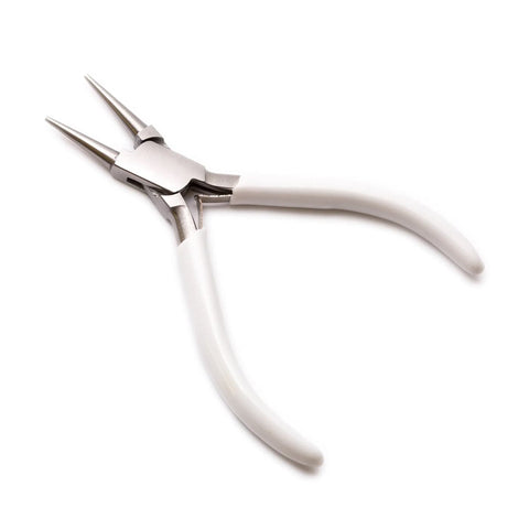 Balzar Crafts Round Nose Pliers – 130mm Stainless Steel with Spring, Jewelry Making Tool