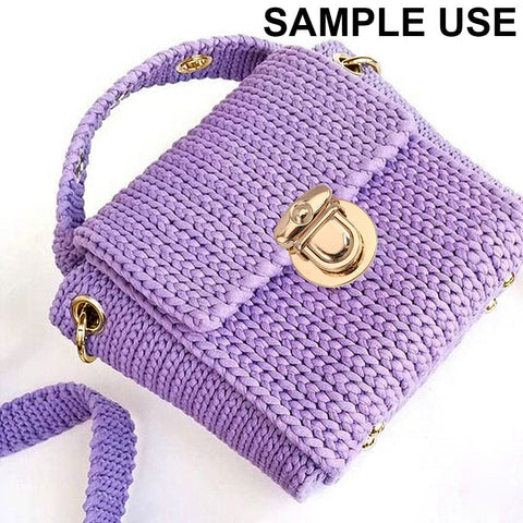 Balzar Crafts Store 6pcs Light Gold Tuck Lock Clasps | 3 Styles Zinc Alloy Purse Thumb Locks for Bag Repair