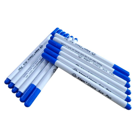 Balzar Crafts Store BLUE Marker Pen, Water-Soluble Fabric Pen – Multi-Color Sewing & Quilting Marking Tool (155mm)