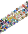 Balzar Crafts Store Cat Eye Chip Beads Strand – Fiber Optic Glass Crystal Nugget Beads