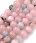Balzar Crafts Store Natural Cherry Blossom Jasper Beads 8mm Round – Genuine Gemstone Strands