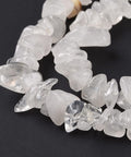 Balzar Crafts Store Natural Quartz Crystal Chip Beads Strand 5–8mm –Gemstone Chips for Jewelry Making