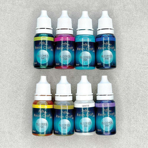 Balzar Crafts Store SET MTC Alcohol Ink – Vibrant, Fast-Drying Ink for Resin