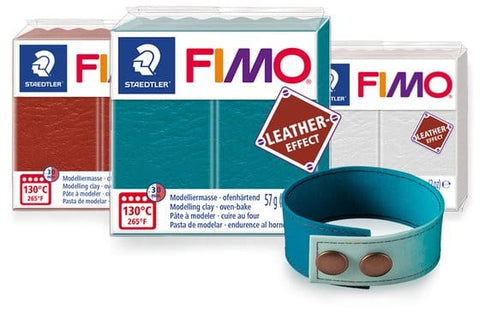 Balzar Crafts Store Staedtler FIMO 'Leather-Effect' Polymer Clay | Flexible & Durable