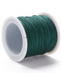 Balzar Crafts Store TEAL Braided Nylon Thread, 0.8-1 mm 100 yards (91 meters) spool