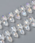 CLEAR AB (BD9039-01) (BD9039-14) Crystal Glass Beads , Faceted, Teardrop, 6x13mm (1 STR) (BD9039-14) Crystal Glass Beads , Faceted, Teardrop, 6x13mm (1 STR)
