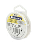 Beadalon 19 Strand Beading Wire .012 Silver Colour 30ft Beadalon 19 Strand Beading Wire .012 Silver Colour 30ft
