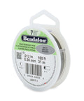 Beadalon 7‑Strand 0.012″ Bright Stainless Steel Wire – 100 ft Spool Beadalon 7‑Strand 0.012″ Bright Stainless Steel Wire – 100 ft Spool