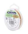 Beadalon 7‑Strand .012″ (0.30 mm) Gold‑Color Stainless Steel Beading Wire – 30 ft Spool Beadalon 7‑Strand .012″ (0.30 mm) Gold‑Color Stainless Steel Beading Wire – 30 ft Spool