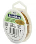 Beadalon 7 Strand Wire, Satin Gold Beadalon 7 Strand Wire, Satin Gold