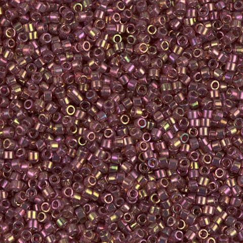 BeadsBalzar Beads & Crafts 10g MIYUKI DELICA 11/0 GOLD RED LUSTER