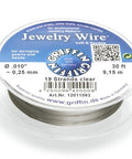 BeadsBalzar Beads & Crafts (12011093) Griffin Jewelry Wire 19 strands clear , Stainless Steel , Nylon Coated (9.15 Mtrs)