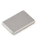 BeadsBalzar Beads & Crafts 14x9x1.5mm Rectangle Magnets, Office Magnets, Whiteboard Magnets, Sturdy Magnets, Platinum