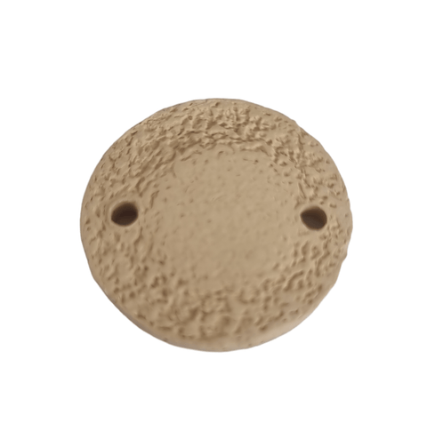 BeadsBalzar Beads & Crafts 2 pcs Enamel Ceramic Round 35mm hole 3mm (GE4542X-2PC)