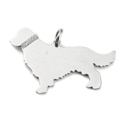 BeadsBalzar Beads & Crafts 304 Stainless Steel dog or Cat Stamping / laser Engravable Pendant tags