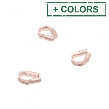 BeadsBalzar Beads & Crafts (925-W143-X) SILVER 925 WIRE GUARDIAN FOR 0.8MM WIRE (10 PCS)