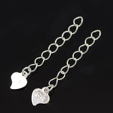 BeadsBalzar Beads & Crafts (925P-9098H) 925 Sterling Silver Terminators / extender 28mm (2 PCS)