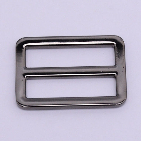 BeadsBalzar Beads & Crafts (BB8997-B) Zinc Alloy Buckles, for Strap, Gunmetal 39.5x27.5mm (1 PC)