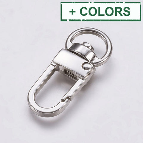 BeadsBalzar Beads & Crafts (BC8910-X) Zinc Alloy Swivel Clasps, Swivel Snap Hook,  34mm (4 PCS)