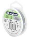 BeadsBalzar Beads & Crafts BEADALON 7STRD .012 SATIN SILV 30FT