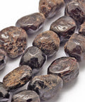 BeadsBalzar Beads & Crafts (BG9153-15) Natural Garnet Beads Strands, Nuggets, 18~25x18~25x15~23mm, (40cm) (1 STR)