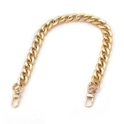 BeadsBalzar Beads & Crafts (BH8821A) CCB Plastic Twist Chains Bag Handles, 44cm (2 PCS)