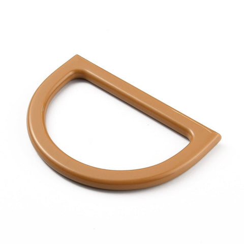 BeadsBalzar Beads & Crafts (BH8823-02) Plastic Imitation Bamboo Bag Handle, 120x85mm (2 PCS)