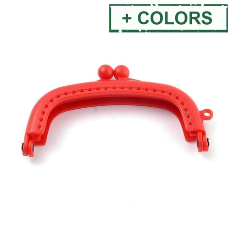 BeadsBalzar Beads & Crafts (BH8833-X) Candy Color Plastic Bag Handles, for Bag Straps 95x60mm (1 PC)