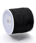 BeadsBalzar Beads & Crafts BLACK (NC7999-900) (NC7999-X) Nylon Thread, 0.8mm (100mtrs)