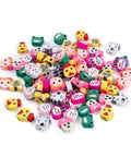 BeadsBalzar Beads & Crafts (CA9128-M) Mixed Shape Animal Polymer Clay Beads, Mixed Color, 10~12mm (30 PCS)