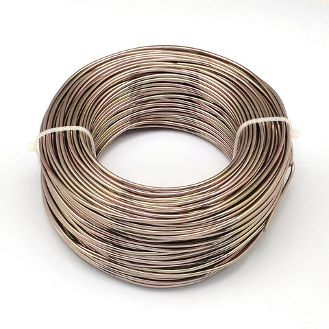 BeadsBalzar Beads & Crafts CAMEL Aluminum Wire, Flexible Craft Wire, 1.5mm (15 Gauge); 100m/500g