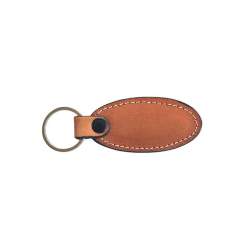 BeadsBalzar Beads & Crafts CAMEL Genuine Real Buffalo Leather Key Rings Dyed