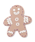 BeadsBalzar Beads & Crafts Christmas Printed Acrylic Pendants, Gingerbread Man Size: about 36x42mm