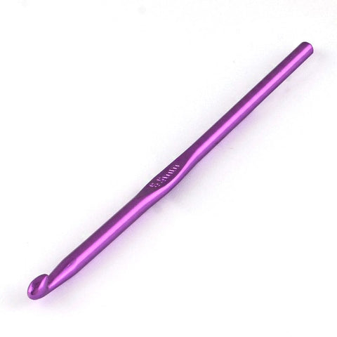BeadsBalzar Beads & Crafts (CR9102-08) Random Color Aluminum Crochet Hooks, 148mm (2 PCS)