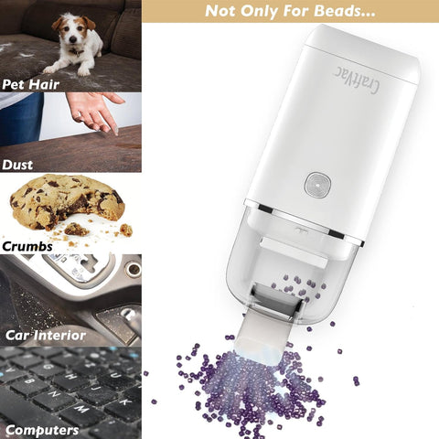 BeadsBalzar Beads & Crafts CRAFTVAC Mini Vacuum USB rechargeable