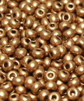 BeadsBalzar Beads & Crafts Czech seed beads 6/0 Aztec Gold 01710