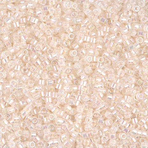 BeadsBalzar Beads & Crafts (DB0052-50G) MIYUKI DELICA 11/0 OFF WHITE AB (50 GMS)