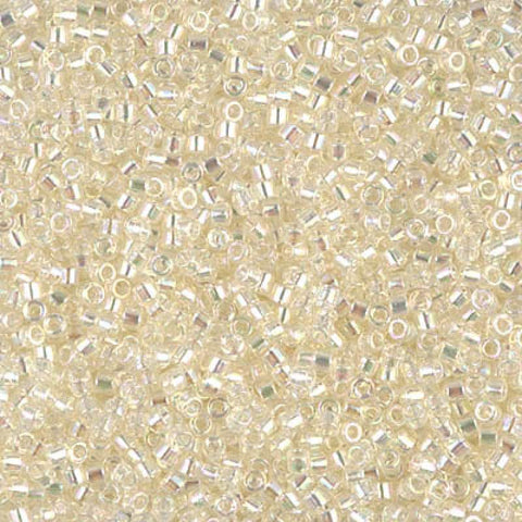 BeadsBalzar Beads & Crafts (DB0109-50G) MIYUKI DELICA 11/0 CREAM CRYSTAL AB (5 GMS)