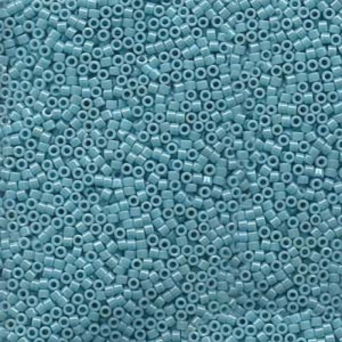 BeadsBalzar Beads & Crafts (DB0217-50G) DELICA 11/0 OPAQUE LT. AQUA LUSTER (50 GMS)