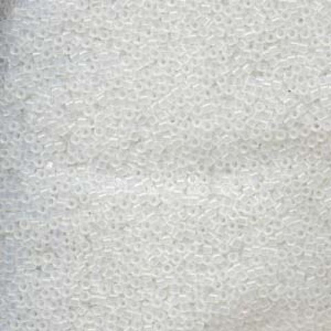 BeadsBalzar Beads & Crafts (DB0220-50G) Miyuki Delicas 11/0 White Opal (50 GMS)