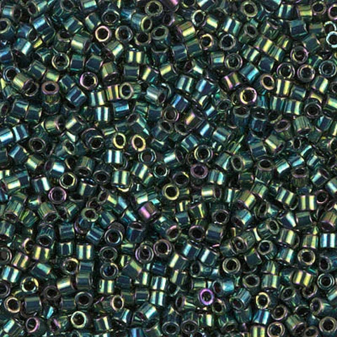 BeadsBalzar Beads & Crafts DBM0027 Miyuki Delica 10/0 metallic green luster (10g)