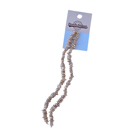 BeadsBalzar Beads & Crafts Elegant Glass Imitation Pearl Chips