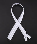 BeadsBalzar Beads & Crafts Garment Accessories, Nylon Zipper, Zip-fastener Components, White 2.5x40cm